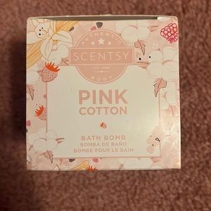 Authentic Scentsy Pink Cotton Bath Bomb